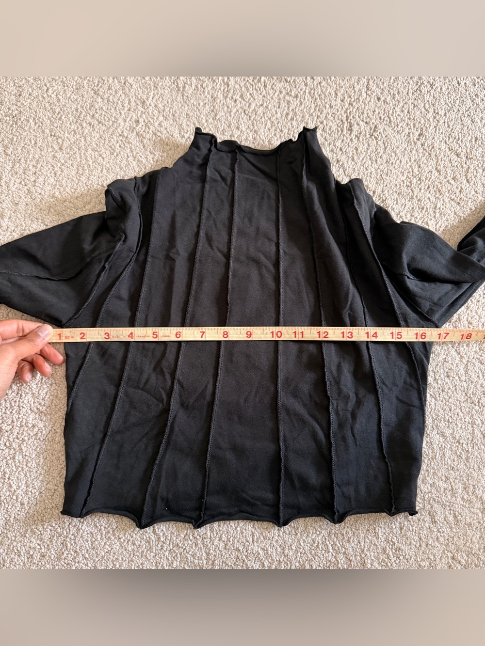 REEBOK | LONG SLEEVE CROPPED MOCK NECK - Picture 4 of 4